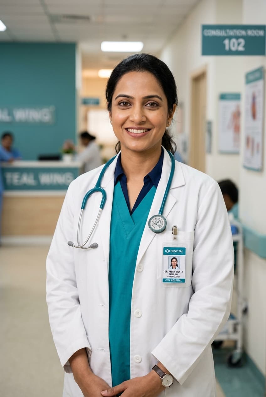 Dr. Aisha Mehta, Internal Medicine Specialist